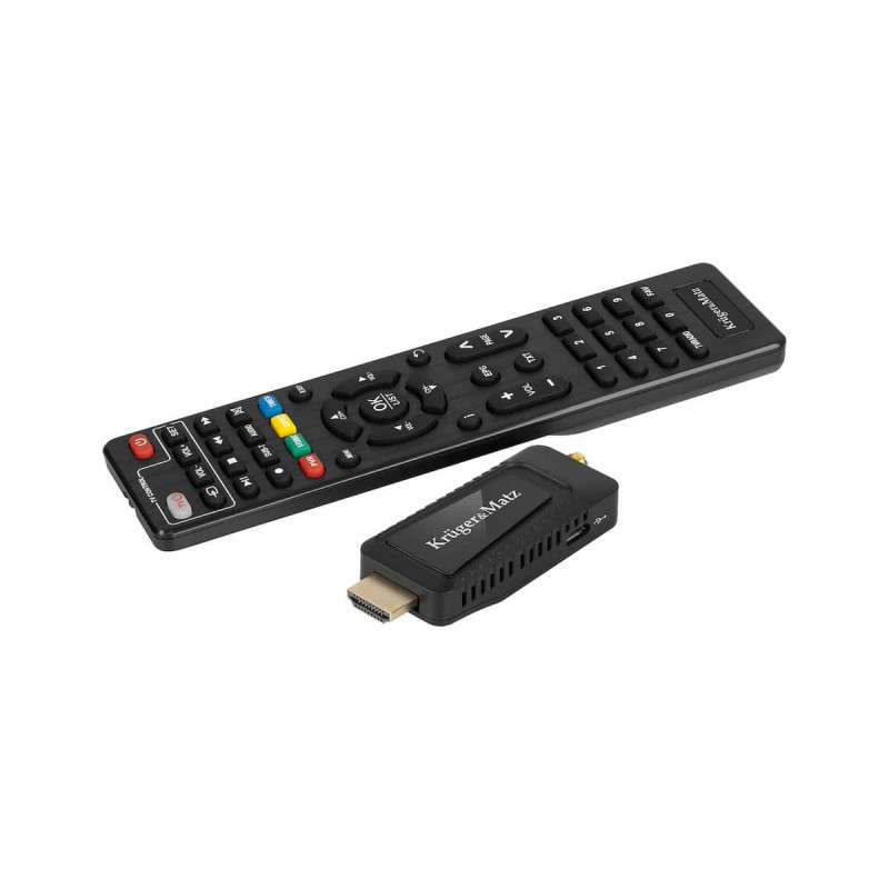 Kruger & Matz Mini Tuner DVB-T2 H.265 Ψηφιακός Δέκτης Mpeg-4 Full HD (1080p) Σύνδεσεις HDMI / USB