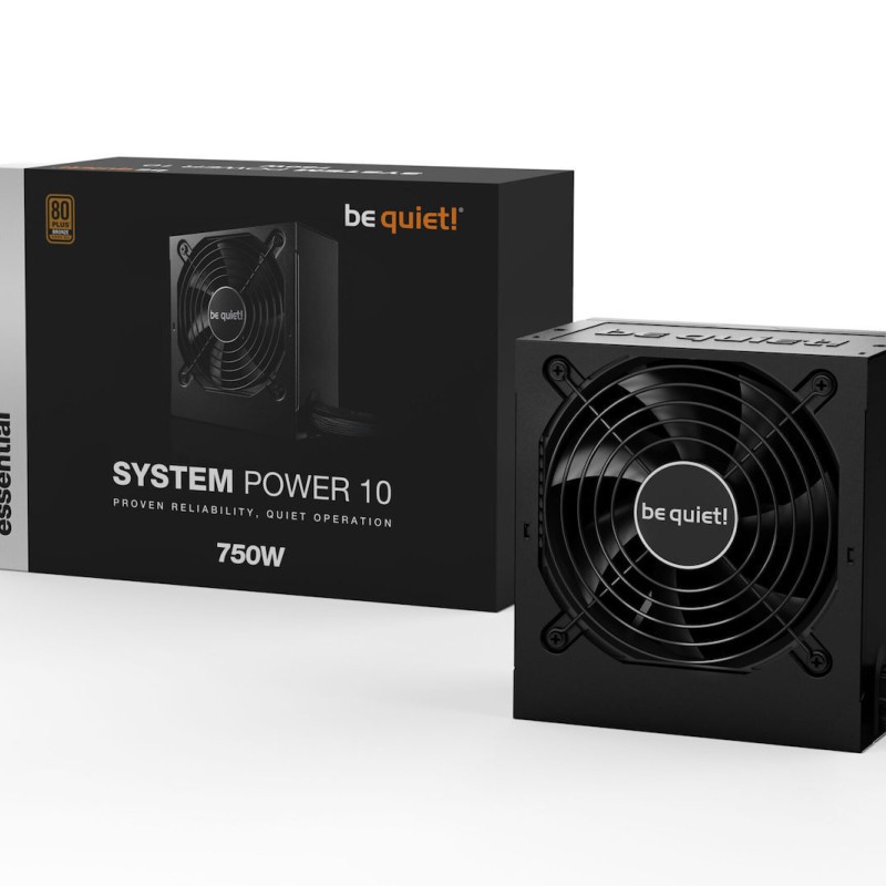 Be Quiet System Power 10 750W Μαύρο Τροφοδοτικό Υπολογιστή Full Wired 80 Plus Bronze