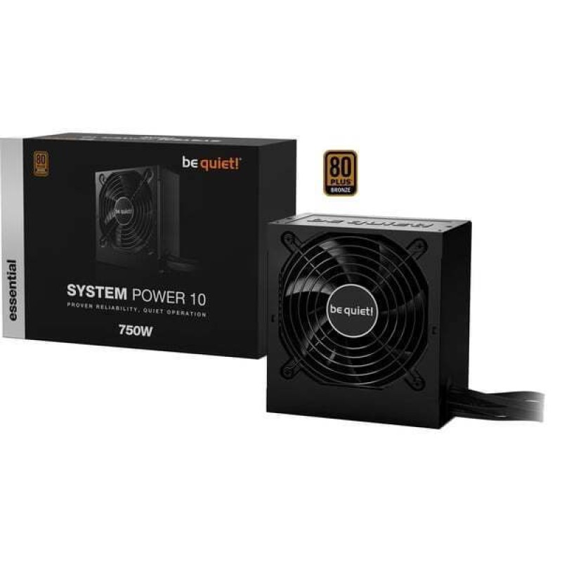 Be Quiet System Power 10 750W Μαύρο Τροφοδοτικό Υπολογιστή Full Wired 80 Plus Bronze