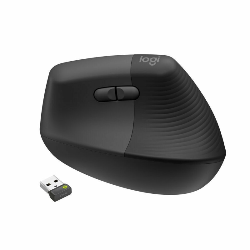 Logitech Lift Vertical Ασύρματο Bluetooth Ποντίκι Μαύρο