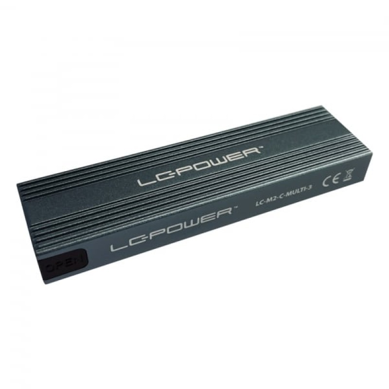 LC-Power Θήκη για Σκληρό Δίσκο M.2 SATA III / PCI Express NVME με σύνδεση USB 3.1 (LC-M2-C-MULTI-3)