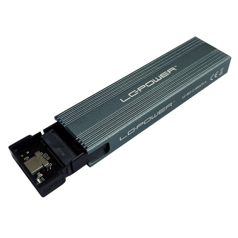 LC-Power Θήκη για Σκληρό Δίσκο M.2 SATA III / PCI Express NVME με σύνδεση USB 3.1 (LC-M2-C-MULTI-3)