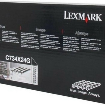 Lexmark C734X24G Multipack Drum Laser Εκτυπωτή Μαύρο/Κίτρινο/Κυανό/Ματζέντα Return Program 4τμχ