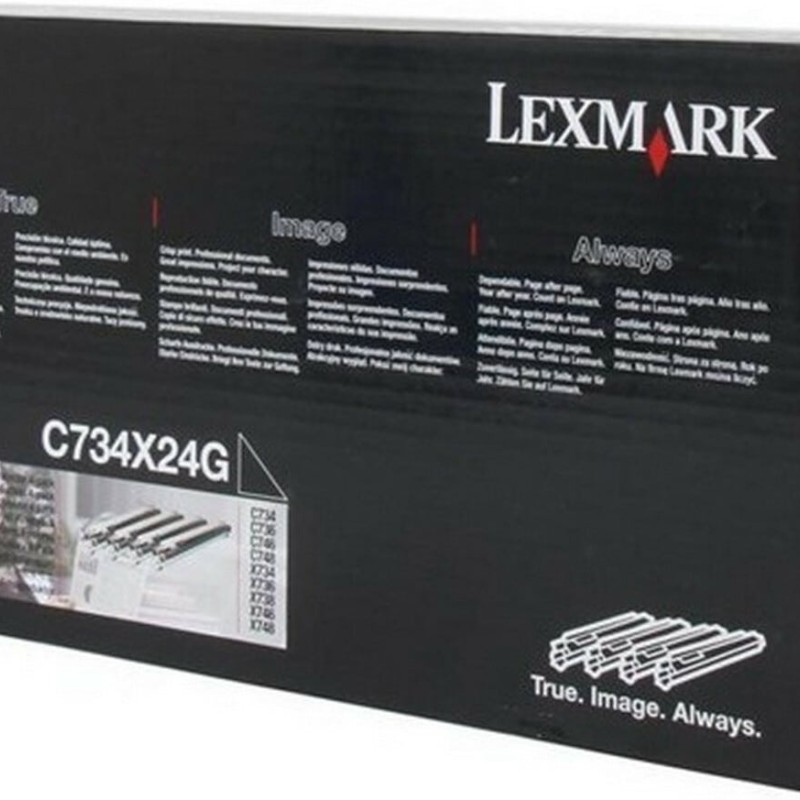 Lexmark C734X24G Multipack Drum Laser Εκτυπωτή Μαύρο/Κίτρινο/Κυανό/Ματζέντα Return Program 4τμχ