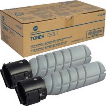 Konica Minolta TN-116 Multipack Toner Laser Εκτυπωτή Μαύρο 2τμχ (A1UC050)