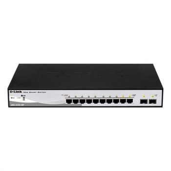 D-Link DGS-1210-10P/E Managed L2 PoE Switch με 10 Θύρες Gigabit (1Gbps) Ethernet και 2 SFP Θύρες