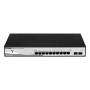 D-Link DGS-1210-10P/E Managed L2 PoE Switch με 10 Θύρες Gigabit (1Gbps) Ethernet και 2 SFP Θύρες