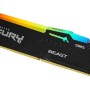 Kingston Fury Beast RGB 8GB DDR5 RAM με Ταχύτητα 6000 για Desktop (KF560C36BBEA-8) (KF560C36BBEA-8)