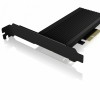 Icy Box M.2 PCIe Gen 4.0x4 To PCIe Gen 4.0x4 With Heat Sink Μαύρο (IB-PCI208-HS)