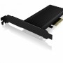 Icy Box M.2 PCIe Gen 4.0x4 To PCIe Gen 4.0x4 With Heat Sink Μαύρο (IB-PCI208-HS)