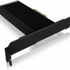 Icy Box M.2 PCIe Gen 4.0x4 To PCIe Gen 4.0x4 With Heat Sink Μαύρο (IB-PCI208-HS)
