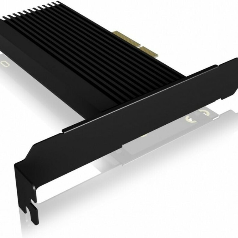 Icy Box M.2 PCIe Gen 4.0x4 To PCIe Gen 4.0x4 With Heat Sink Μαύρο (IB-PCI208-HS)