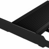 Icy Box M.2 PCIe Gen 4.0x4 To PCIe Gen 4.0x4 With Heat Sink Μαύρο (IB-PCI208-HS)