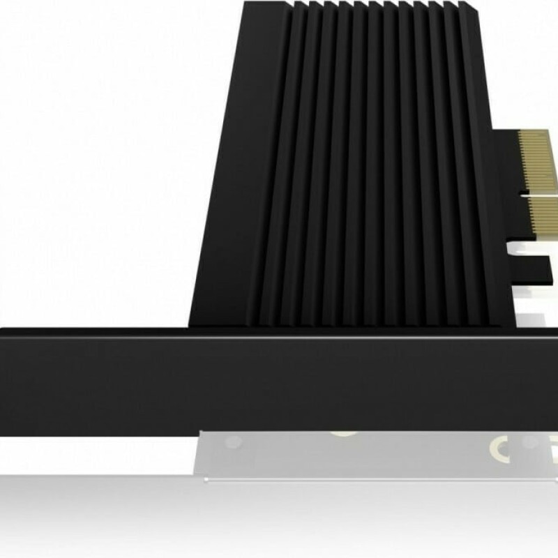 Icy Box M.2 PCIe Gen 4.0x4 To PCIe Gen 4.0x4 With Heat Sink Μαύρο (IB-PCI208-HS)