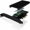 Icy Box M.2 PCIe Gen 4.0x4 To PCIe Gen 4.0x4 With Heat Sink Μαύρο (IB-PCI208-HS)