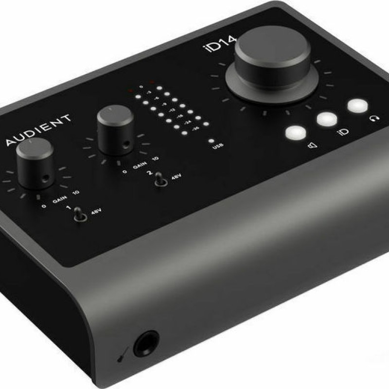 Audient Εξωτερική Επαγγελματική Κάρτα Ήχου iD14 MKII Συνδεσιμότητα USB για PC (41000034)
