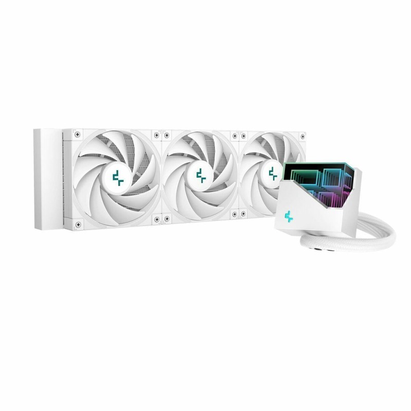 Deepcool LT720 Υδρόψυξη Επεξεργαστή Τριπλού Ανεμιστήρα 120mm για Socket AM4/AM5/1700/1200/115x με ARGB Φωτισμό Λευκή (R-LT720-WHAMNF-G-1)
