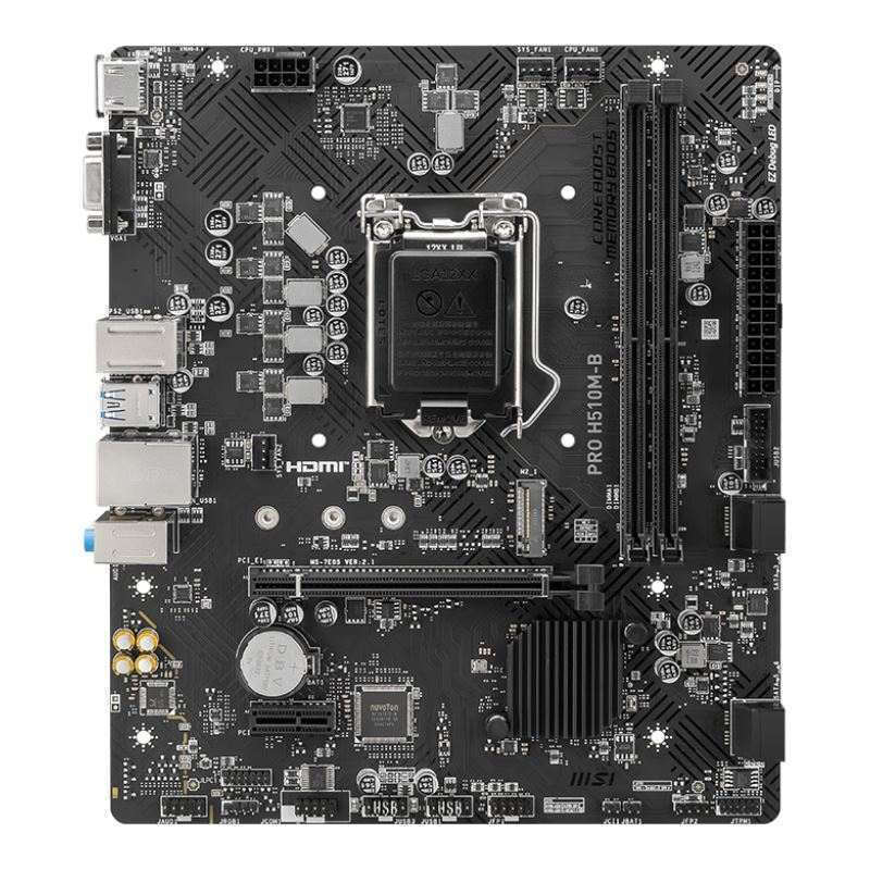 MSI Pro H510M-B Motherboard Micro ATX με Intel 1200 Socket