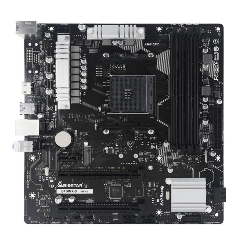 Biostar B450MX-S v6.0 Motherboard Micro ATX με AMD AM4 Socket