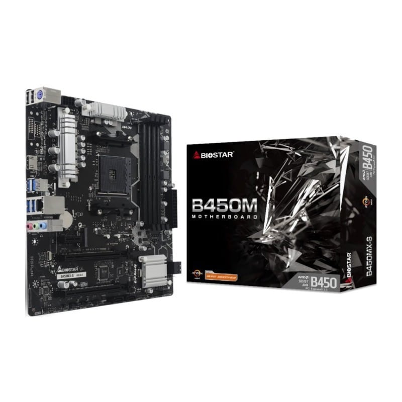 Biostar B450MX-S v6.0 Motherboard Micro ATX με AMD AM4 Socket