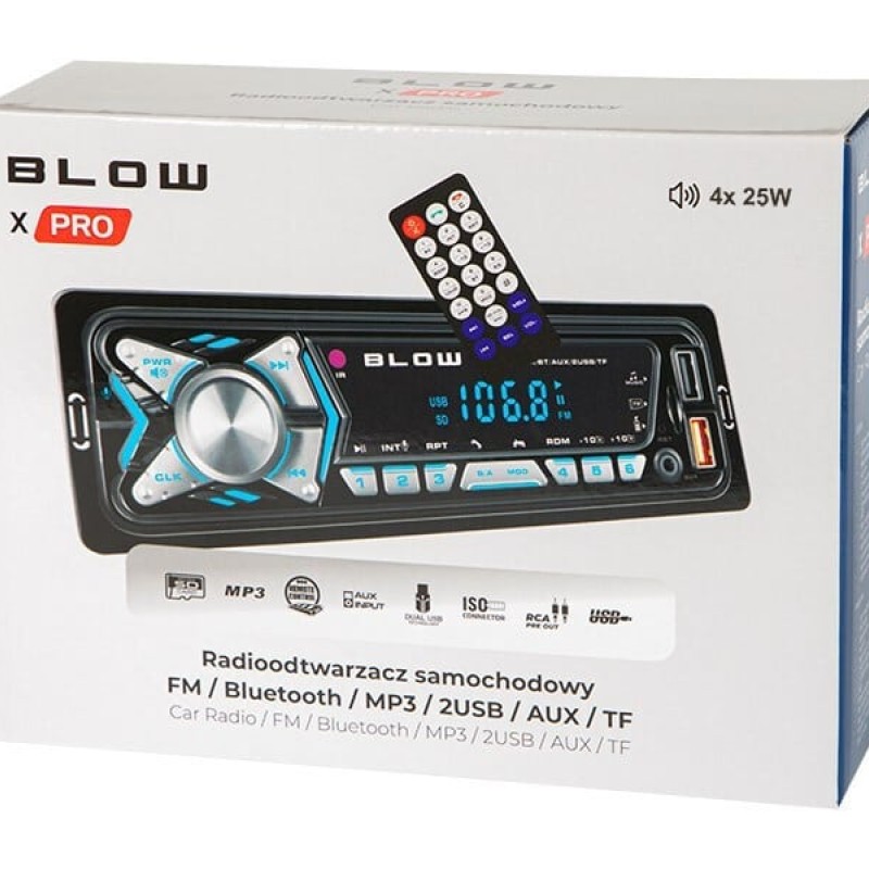 Blow FM Transmitter Αυτοκινήτου με USB / Bluetooth (78-356#)