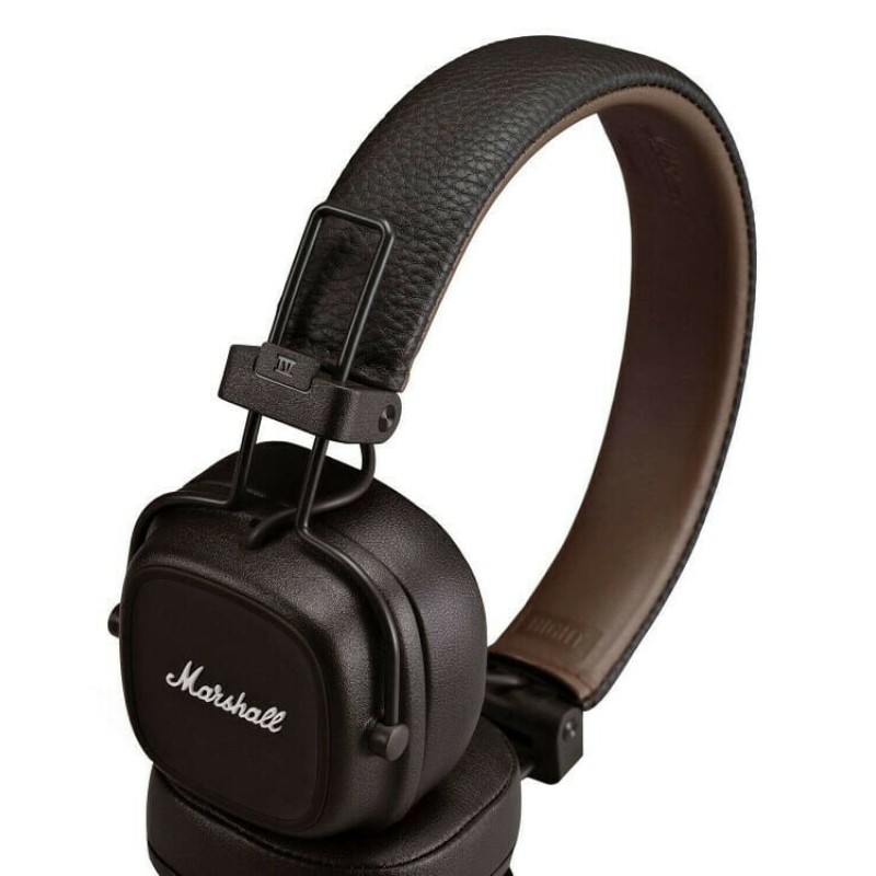 Marshall Major IV Ασύρματα/Ενσύρματα On Ear Ακουστικά με 80 ώρες Λειτουργίας και Quick Charge Καφέ (1006127)