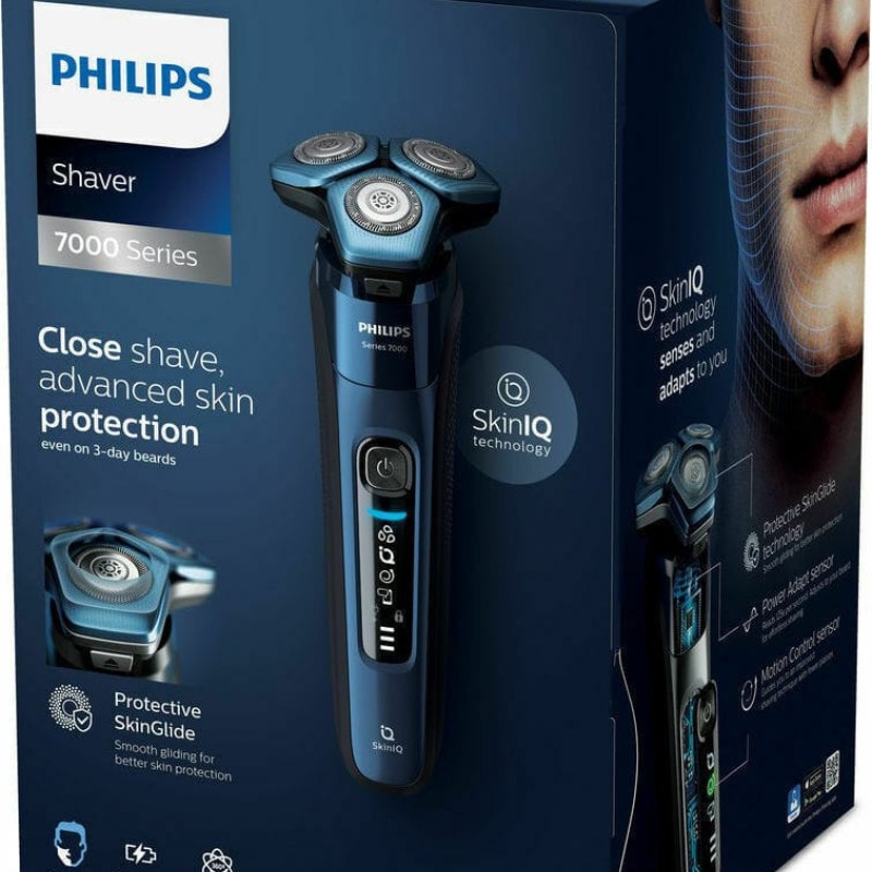 Philips Shaver 7000 Series S7882/55 Ξυριστική Μηχανή Προσώπου Επαναφορτιζόμενη