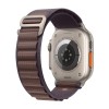 Apple Watch Ultra 2 Alpine Loop (Medium) Titanium 49mm Αδιάβροχο με eSIM και Παλμογράφο (Indigo Alpine Loop - Medium)