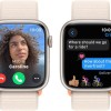Apple Watch Series 9 Aluminium 45mm Αδιάβροχο με Παλμογράφο (Starlight με Starlight Sport Loop)