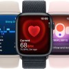 Apple Watch Series 9 Aluminium 45mm Αδιάβροχο με Παλμογράφο (Starlight με Starlight Sport Loop)