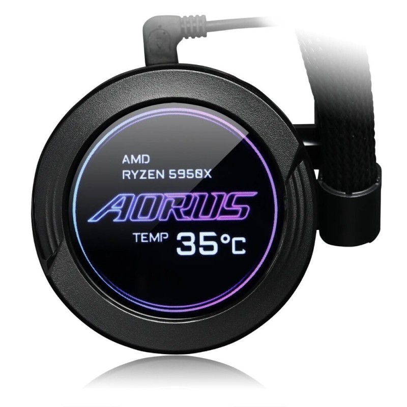 Gigabyte Aorus Waterforce X II 360 Υδρόψυξη Επεξεργαστή Τριπλού Ανεμιστήρα 120mm για Socket AM4/AM5/1700/1200/115x με ARGB Φωτισμό (GP-AORUSWATERFORCE XII360)