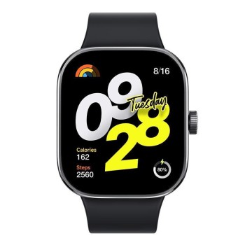 Xiaomi Redmi Watch 4 Aluminium Αδιάβροχο με Παλμογράφο (Μαύρο)