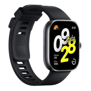 Xiaomi Redmi Watch 4 Aluminium Αδιάβροχο με Παλμογράφο (Μαύρο)