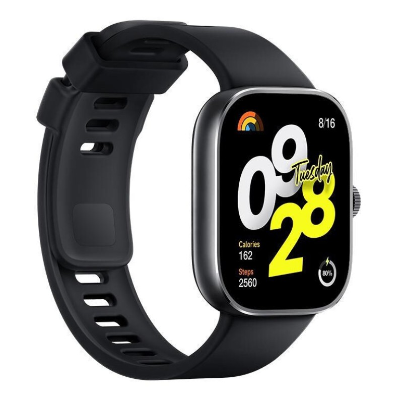 Xiaomi Redmi Watch 4 Aluminium Αδιάβροχο με Παλμογράφο (Μαύρο)
