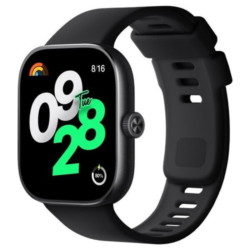 Xiaomi Redmi Watch 4 Aluminium Αδιάβροχο με Παλμογράφο (Μαύρο)