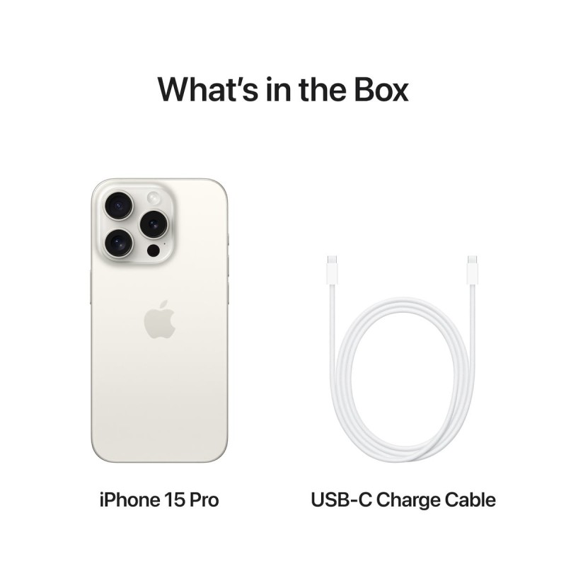 Apple iPhone 15 Pro 5G (8GB/1TB) White Titanium