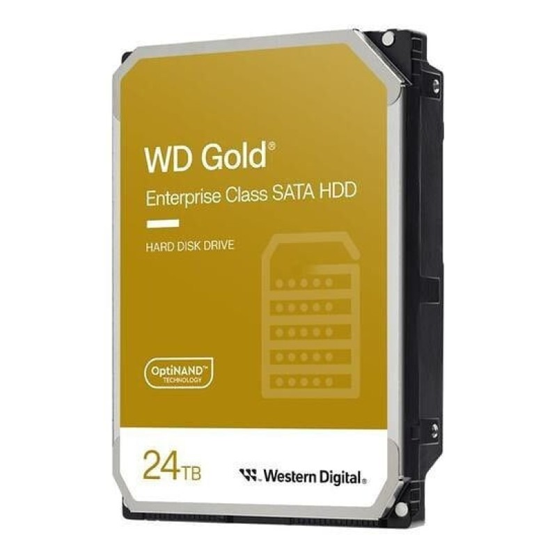 Western Digital Gold Enterprise Class 24TB HDD Σκληρός Δίσκος 3.5\'\' SATA III 7200rpm με 512MB Cache για Server / Καταγραφικό (WD241KRYZ)