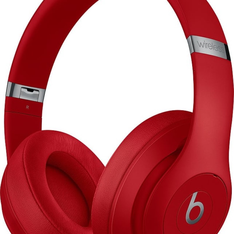 Beats Studio3 Ασύρματα/Ενσύρματα Over Ear Ακουστικά με 22 ώρες Λειτουργίας Κόκκινα