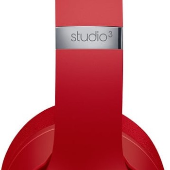 Beats Studio3 Ασύρματα/Ενσύρματα Over Ear Ακουστικά με 22 ώρες Λειτουργίας Κόκκινα