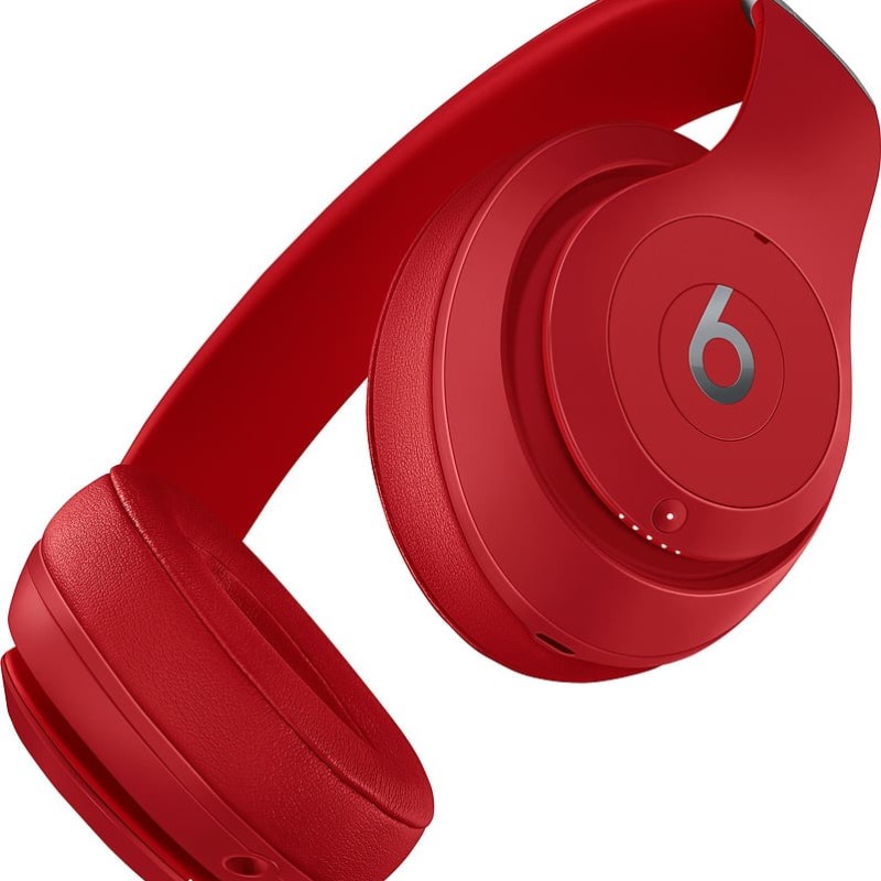 Beats Studio3 Ασύρματα/Ενσύρματα Over Ear Ακουστικά με 22 ώρες Λειτουργίας Κόκκινα