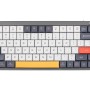 Tracer FINA 84 Gaming Μηχανικό Πληκτρολόγιο 75% με Outemu Red διακόπτες και RGB φωτισμό (Αγγλικό US) Γκρι
