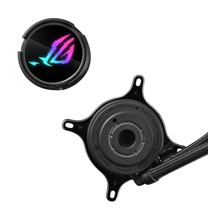 Asus ROG Strix LC III 360 ARGB Υδρόψυξη Επεξεργαστή Τριπλού Ανεμιστήρα 120mm για Socket AM4/AM5/1700/1200 (90RC00T1-M0UAY0)