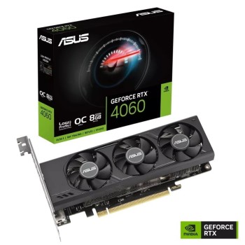 Asus GeForce RTX 4060 8GB GDDR6 LP BRK OC Edition Κάρτα Γραφικών (90YV0JL0-M0NA00)