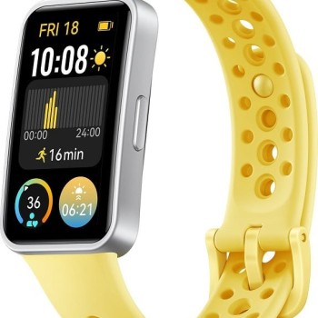 Huawei Band 9 Αδιάβροχο με Παλμογράφο Lemon Yellow