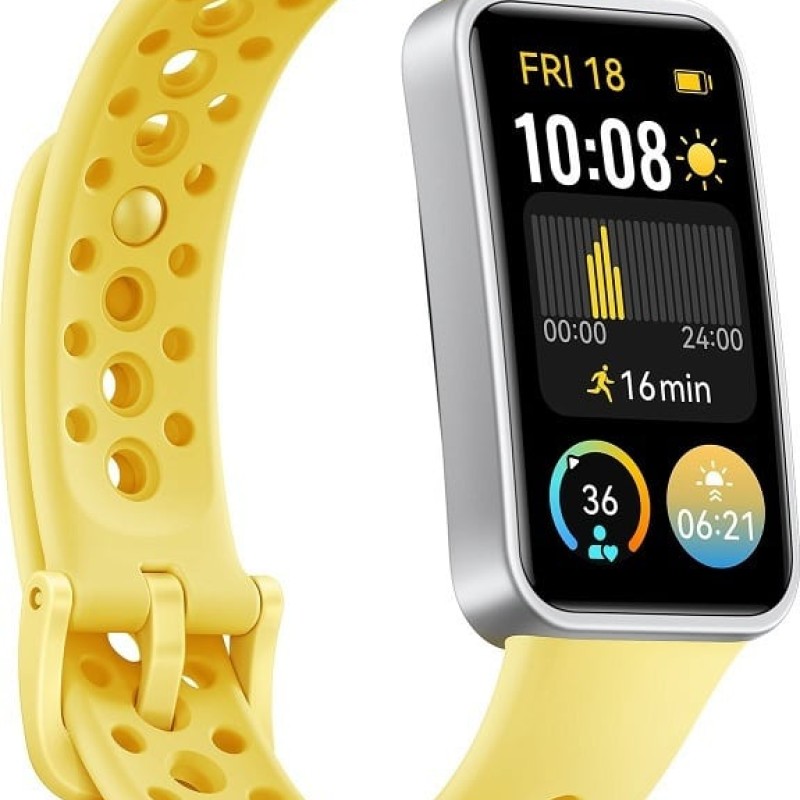 Huawei Band 9 Αδιάβροχο με Παλμογράφο Lemon Yellow