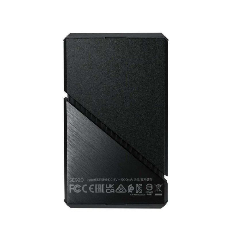 Adata Elite SE920 USB-C Εξωτερικός SSD 4TB Μαύρο (SE920-4TCBK)