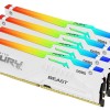 Kingston Fury Beast RGB 64GB DDR5 RAM με 4 Modules (4x16GB) και Ταχύτητα 6000 για Desktop (KF560C40BWAK4-64) (KF560C40BWAK4-64)