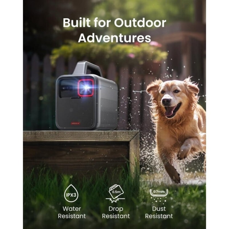Anker Mars 3 Projector Full HD με Wi-Fi και Ενσωματωμένα Ηχεία Λευκός (D2333211)