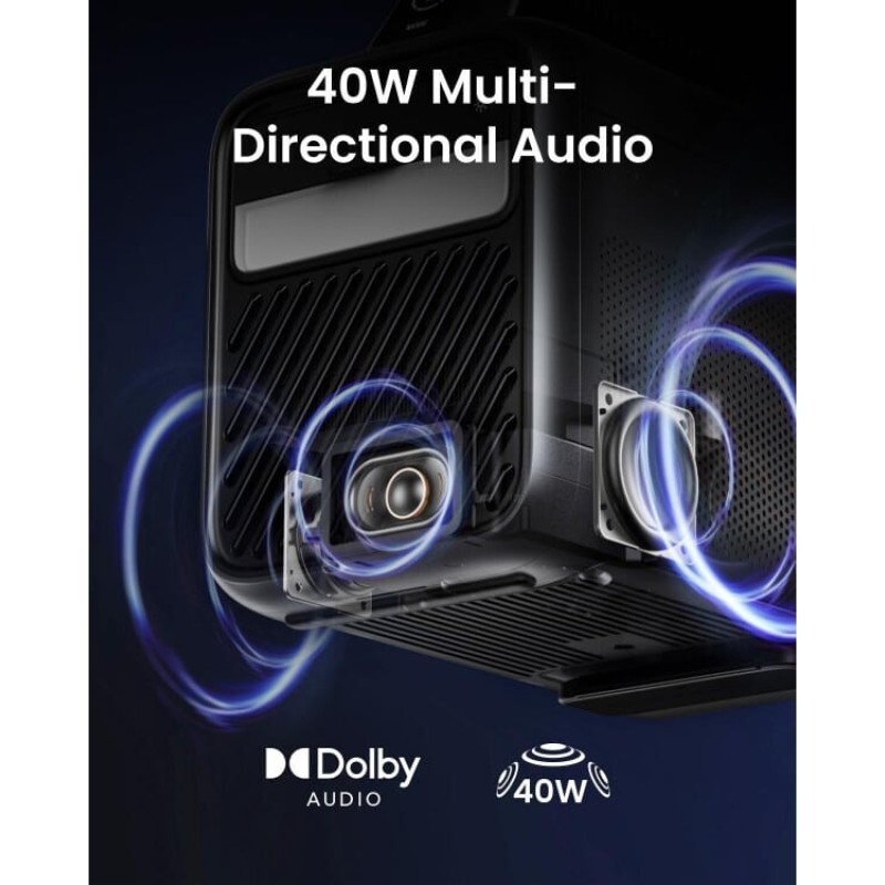 Anker Mars 3 Projector Full HD με Wi-Fi και Ενσωματωμένα Ηχεία Λευκός (D2333211)