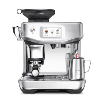 Sage Barista Touch Impress SES881BSS4FEU1 Αυτόματη Μηχανή Espresso 1700W Πίεσης 15bar με Μύλο Άλεσης Γκρι
